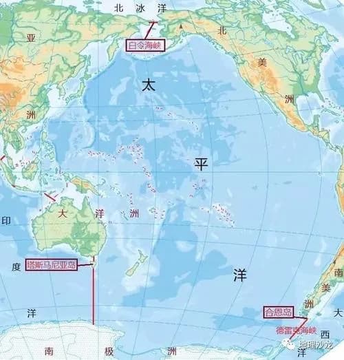 太平洋与大西洋地理知识讲解：从分界点到自然特征