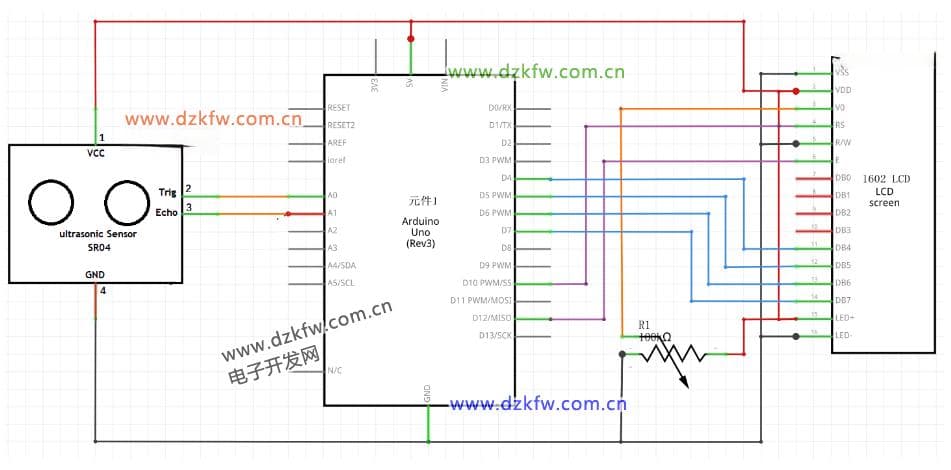 Arduino超声波测距实验教程