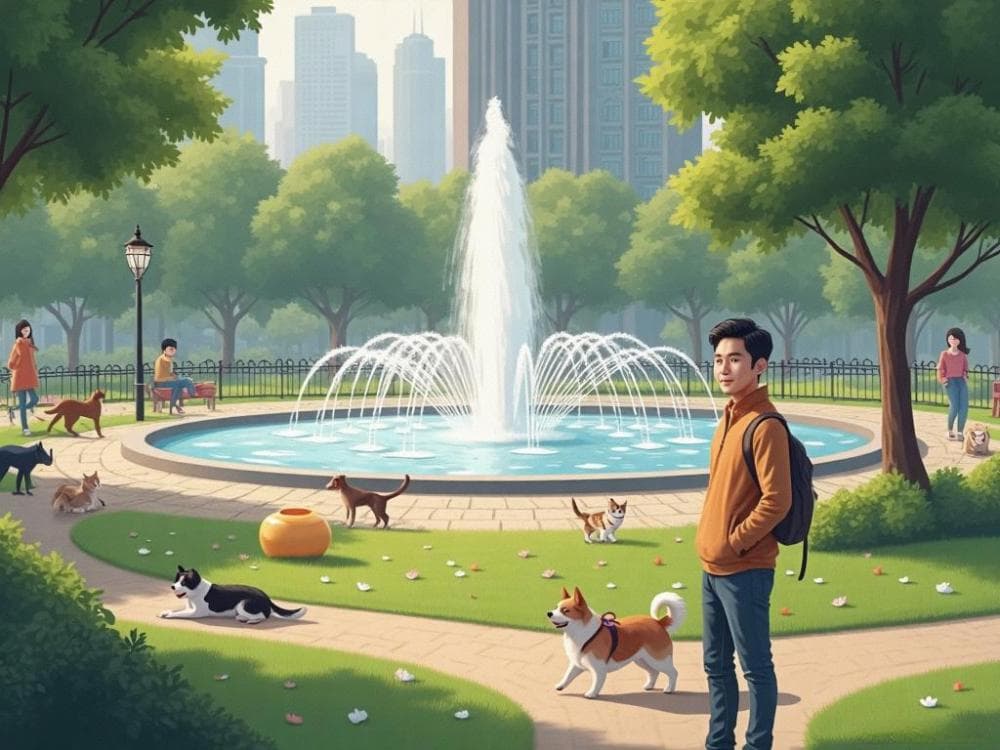 与毛孩的春日漫游：城市遛狗地图大公开