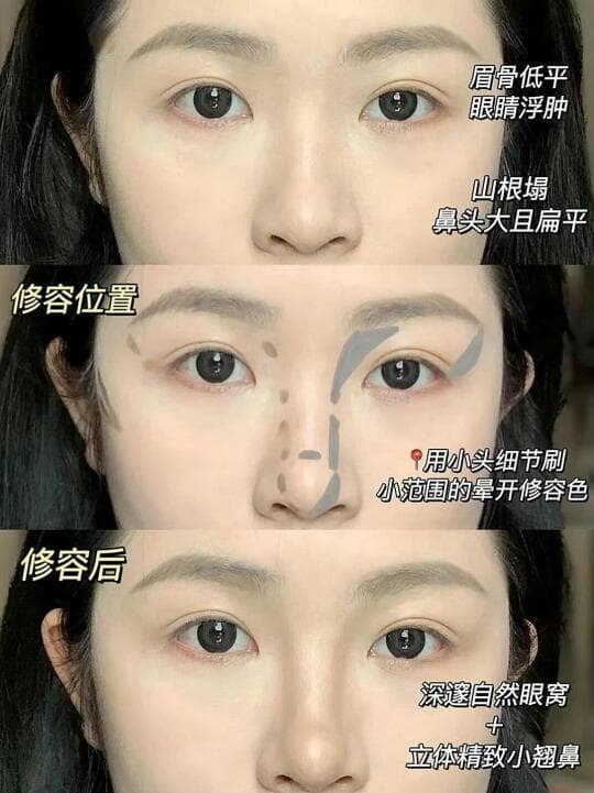 方圆脸的完美化妆技巧：底妆修容眼妆全面解析