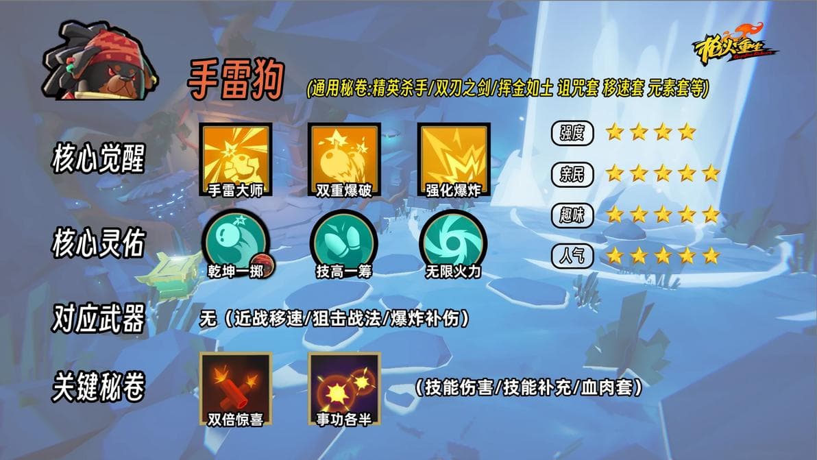枪火重生全流派盘点！玩法简析+梯度评级！你都玩过吗？