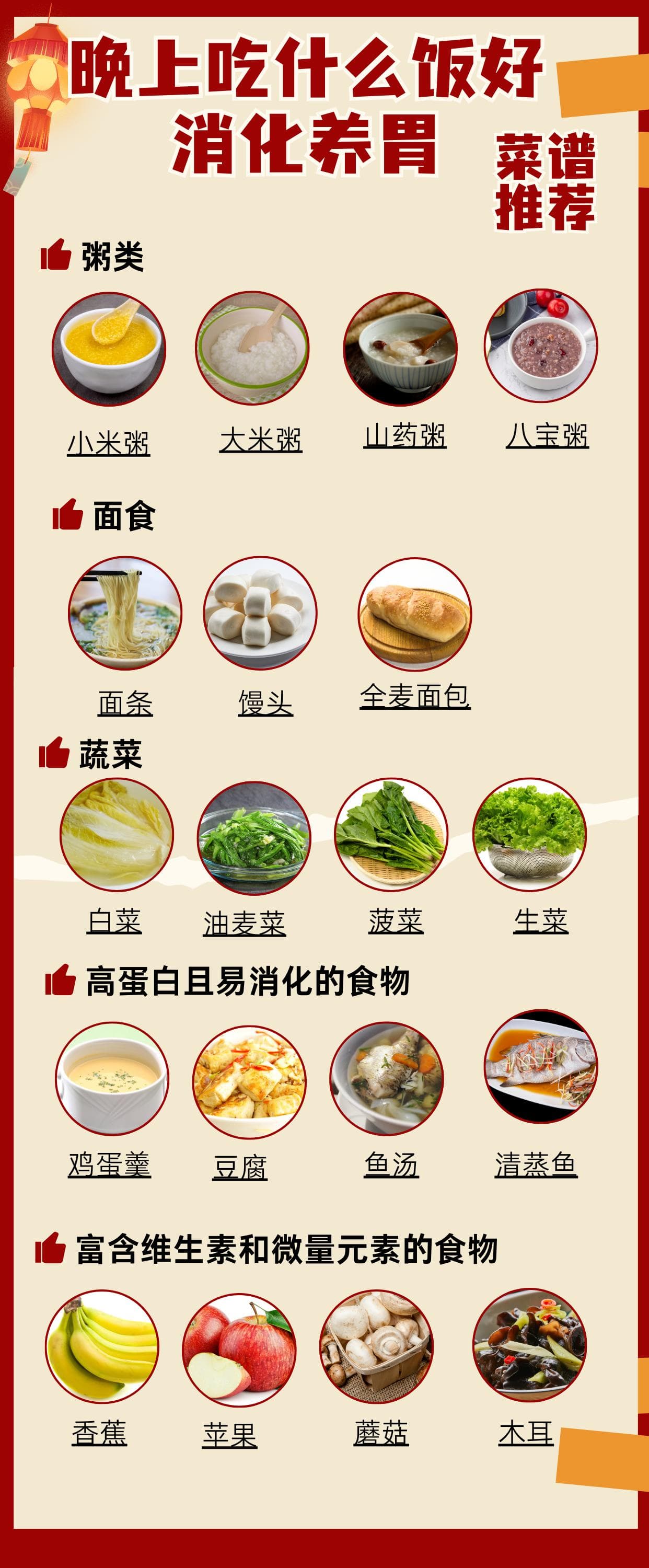 晚上吃什么饭好消化养胃