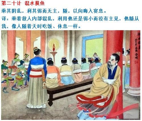 混战计·混水摸鱼：中国古代军事智慧中的灵活谋略
