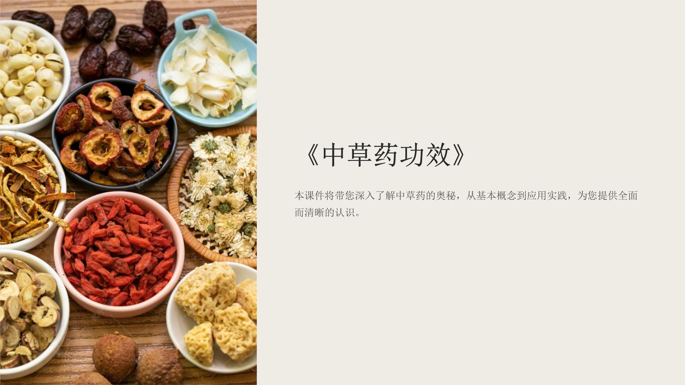 《中草药功效》课件