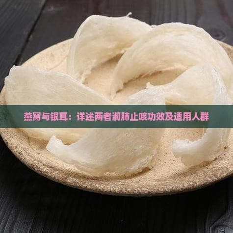燕窝与银耳：润肺止咳功效及适用人群全解析