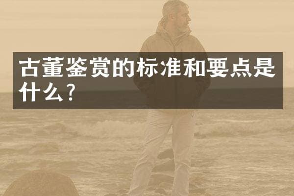 古董鉴赏的标准和要点是什么？
