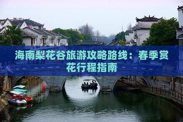 海南东方梨花谷赏花攻略：3-4月最佳，附交通住宿指南