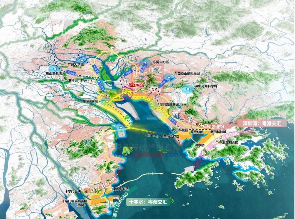 东莞滨海湾新区威远岛重点地段城市设计方案公示