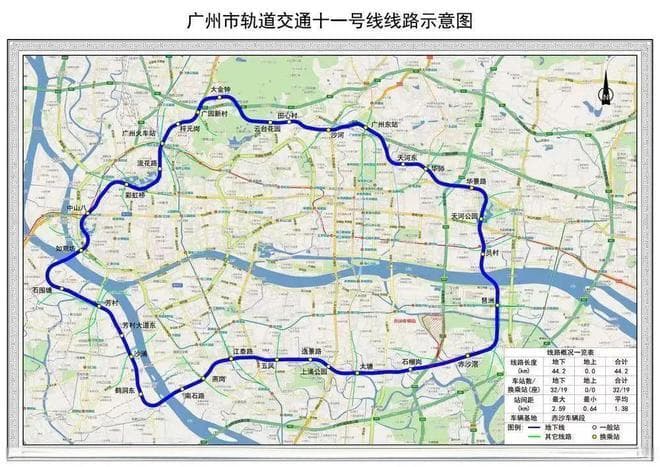 广州地铁11号线年底开通在即！四线换乘“巨无霸”车站上线