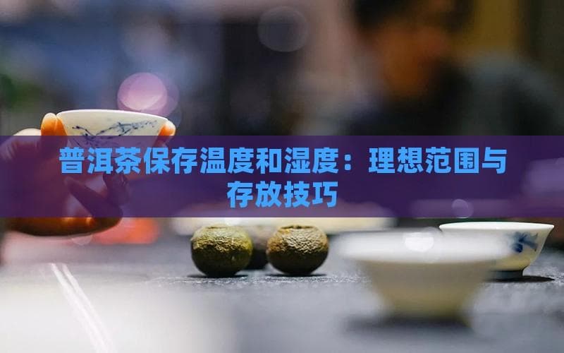 普洱茶的保存温度和湿度：生茶熟茶各有讲究