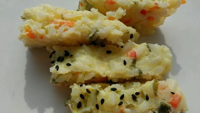 宝宝辅食：蒸鸡蛋糕饭