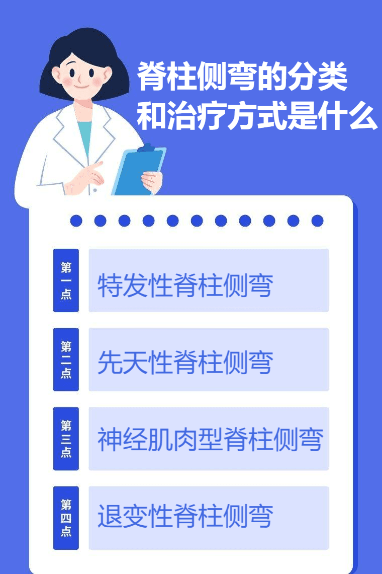 脊柱侧弯的分类和治疗方式是什么
