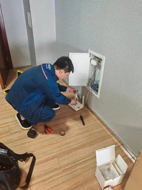 宽带安装师傅如何工作的？