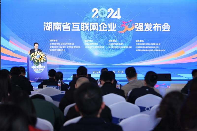 2024年湖南省互联网企业50强榜单揭晓，长沙48家