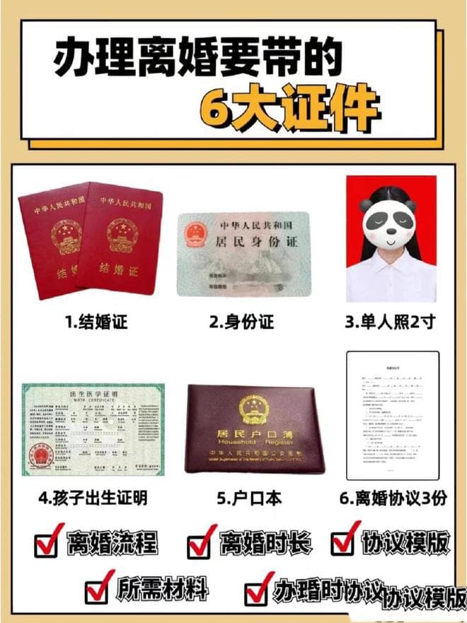 离婚申请所需证件及办理流程详解