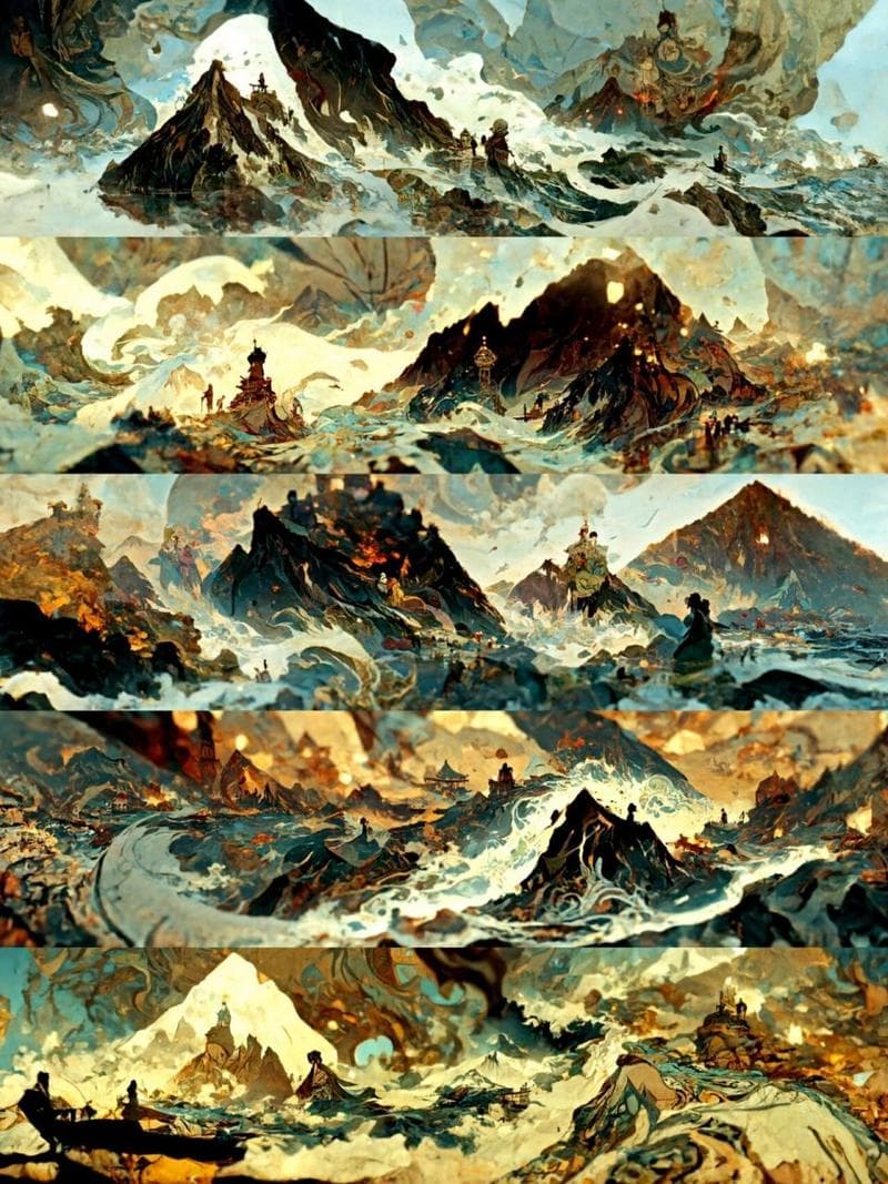 洪荒五大部洲与山海经五洲：东方神话中的神秘大陆