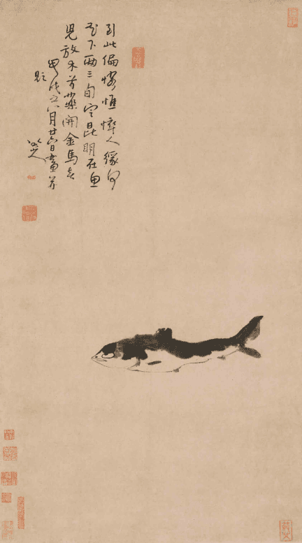 八大山人16幅山水花鸟作品赏析