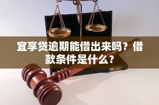 宜享贷逾期能借出来吗？借款条件是什么？