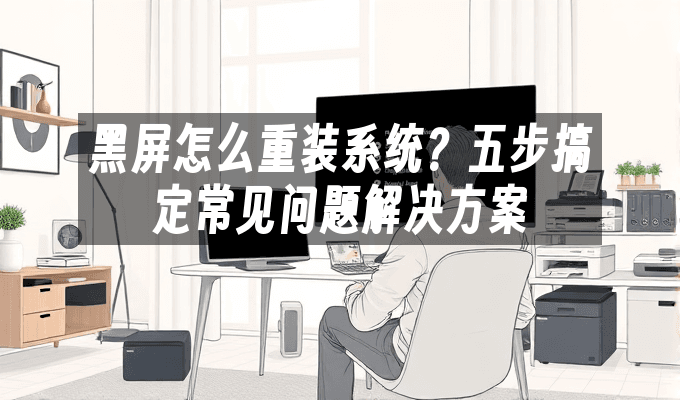 黑屏怎么重装系统？五步搞定常见问题解决方案