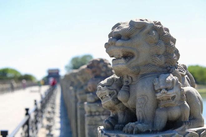 北京卢沟桥之旅：卢沟桥的狮子，数不清！