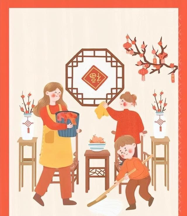 高效春节大扫除计划：清洁分步骤，全家总动员迎新年