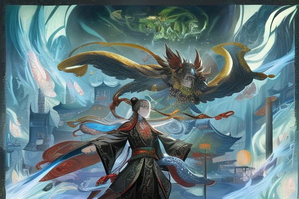 网络现代小说封面设计：现代与古典的完美融合