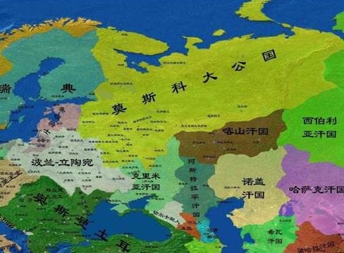 莫斯科大公国的领土扩张：面积的历史印记