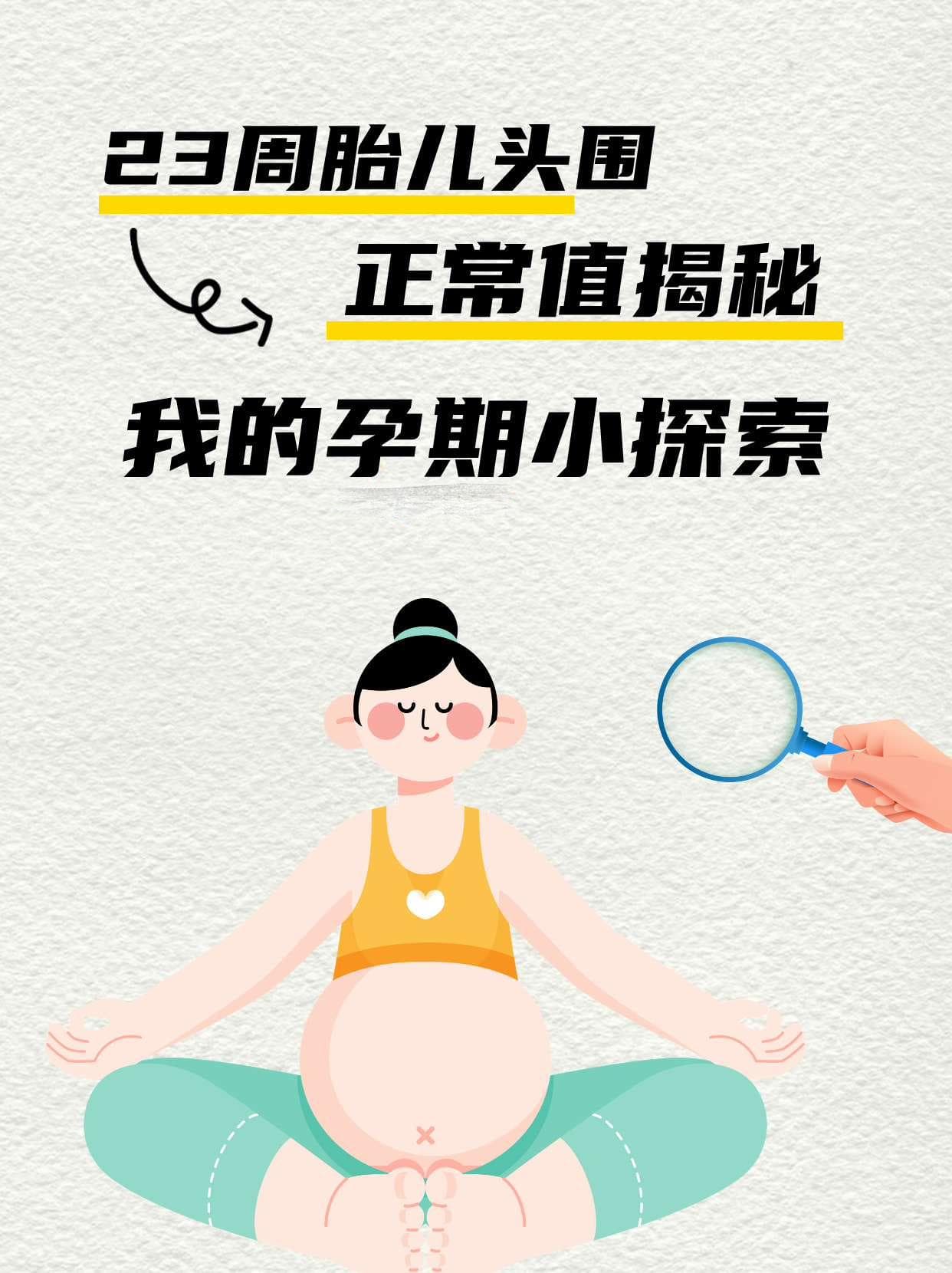23周胎儿头围正常值揭秘：孕期小探索