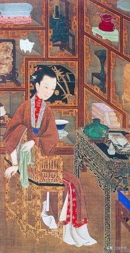 雍正十二美人图·赏析