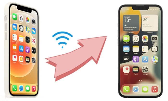 如何将数据从iPhone无线传输到另一台iPhone？