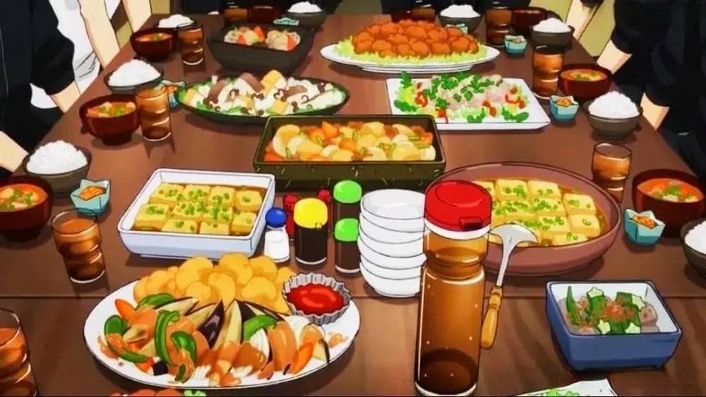 朝朝夕夕日出日落：美食对联创作
