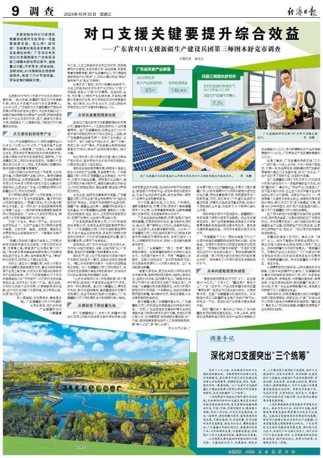 对口支援关键要提升综合效益