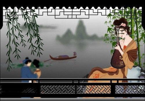 “泪眼问花花不语，乱红飞过秋千去”--欧阳修《蝶恋花》翻译赏析