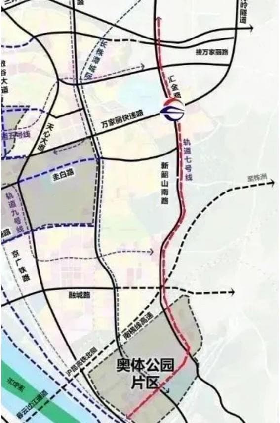 长沙地铁新变动！5号线延长到河西哪些地方？