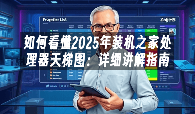 如何看懂2025年装机之家处理器天梯图：详细讲解指南
