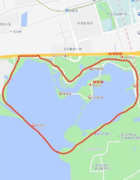 武汉东湖绿道骑行攻略路线图