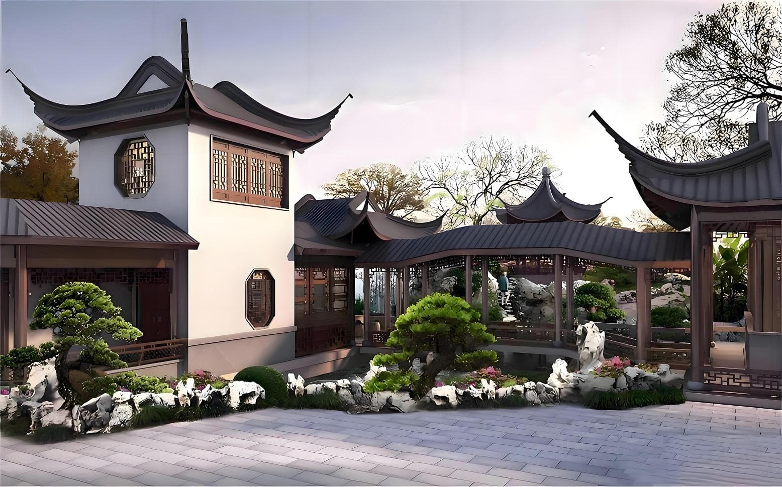 苏式园林合院设计的特点及价值分析