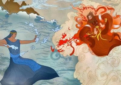神话中的水火不容：共工与祝融的故事