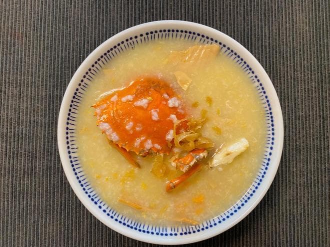 家常版澳门水蟹粥：鲜香美味的制作方法