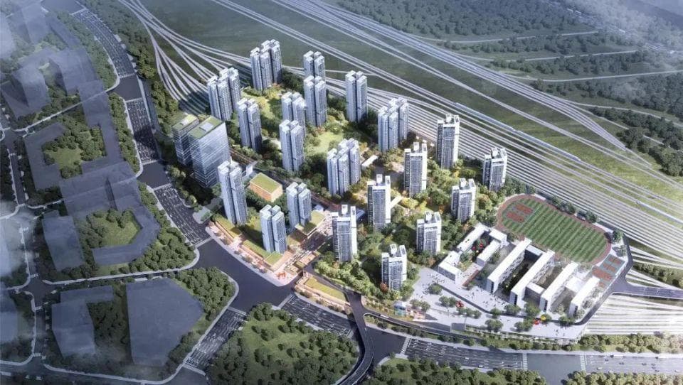 大朗客整所项目首块顶板浇筑完成，进入主体结构施工阶段