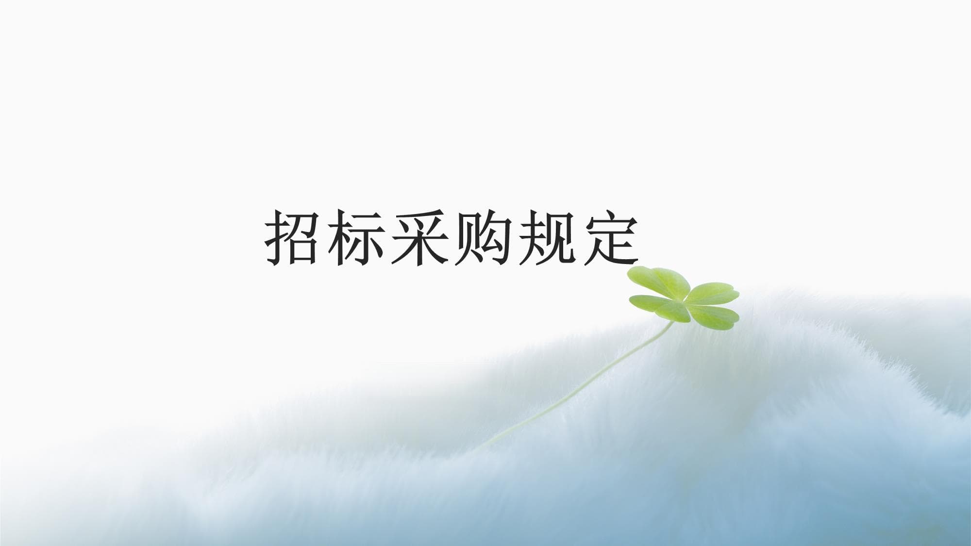 招标采购规定：从流程到未来发展趋势的全面解析