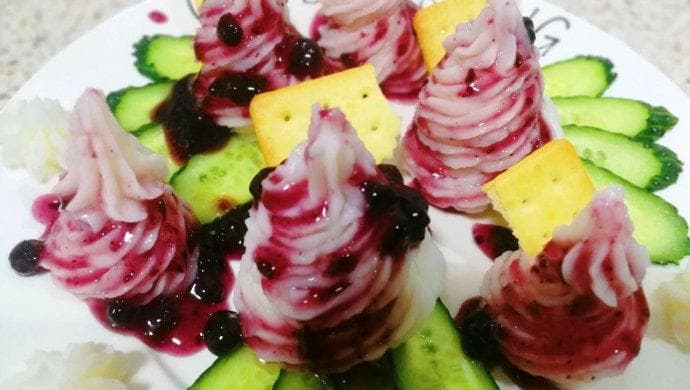 蓝莓山药：一道美味可口的甜品制作教程