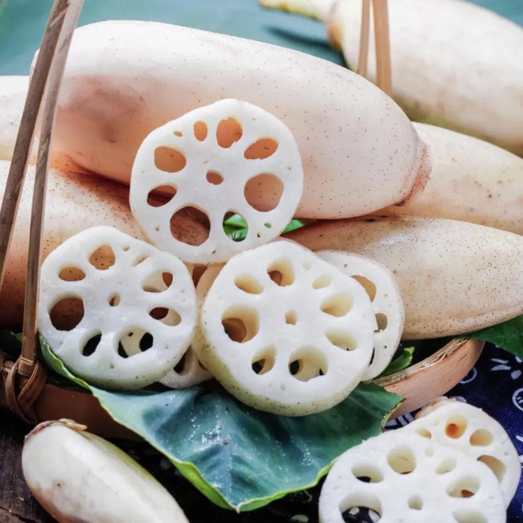 吃藕，丑？重新念：食藕，瘦！
