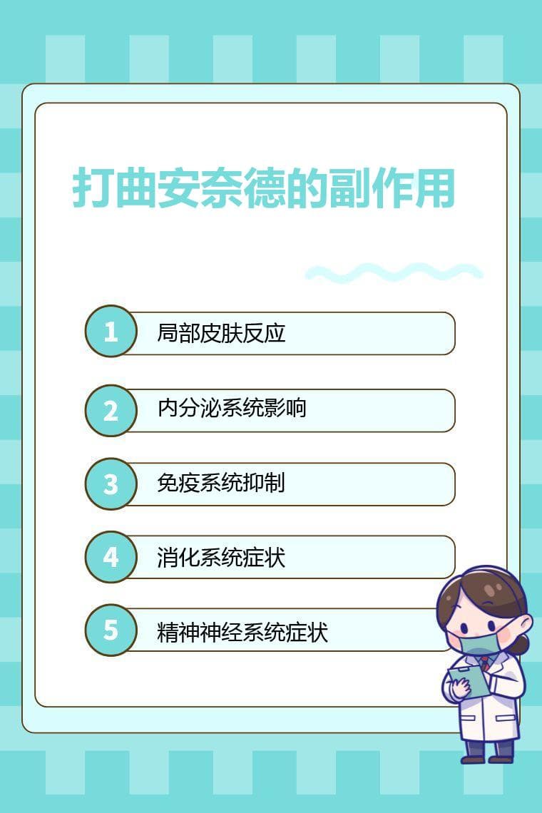 打曲安奈德的副作用
