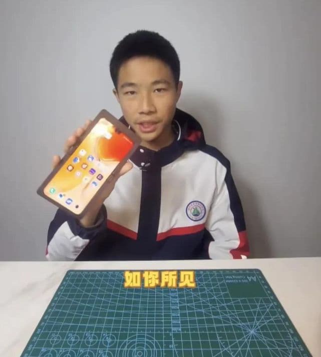 16岁少年打破壁垒！折叠屏手机引410万围观，VIVO官方连夜"抢人"