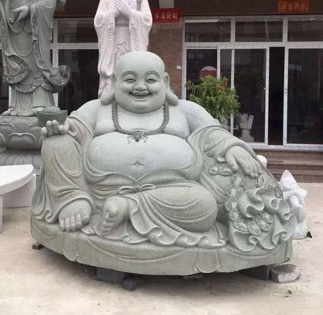 弥勒佛与布袋和尚：佛教信仰的世俗化表达（多图欣赏）
