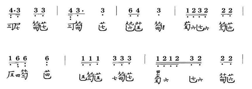 学古琴-了解和认识古琴减字谱