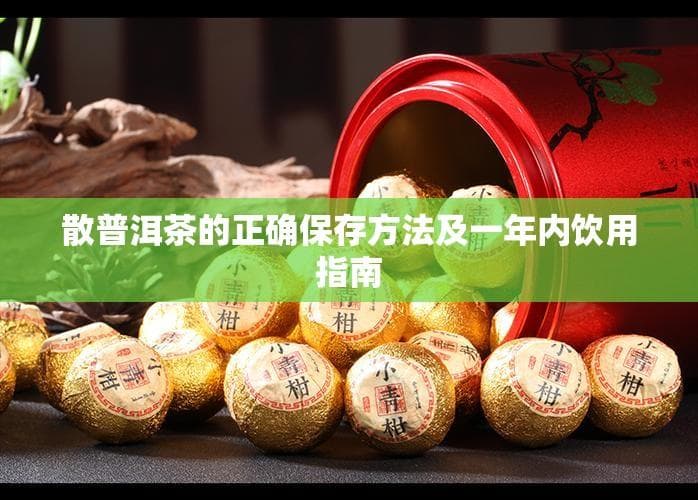 散普洱茶的正确保存方法及一年内饮用指南