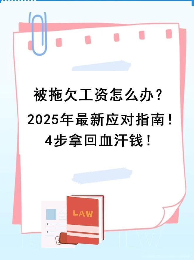 被拖欠工资怎么办？2025年最新应对指南来了！4步拿回血汗钱！