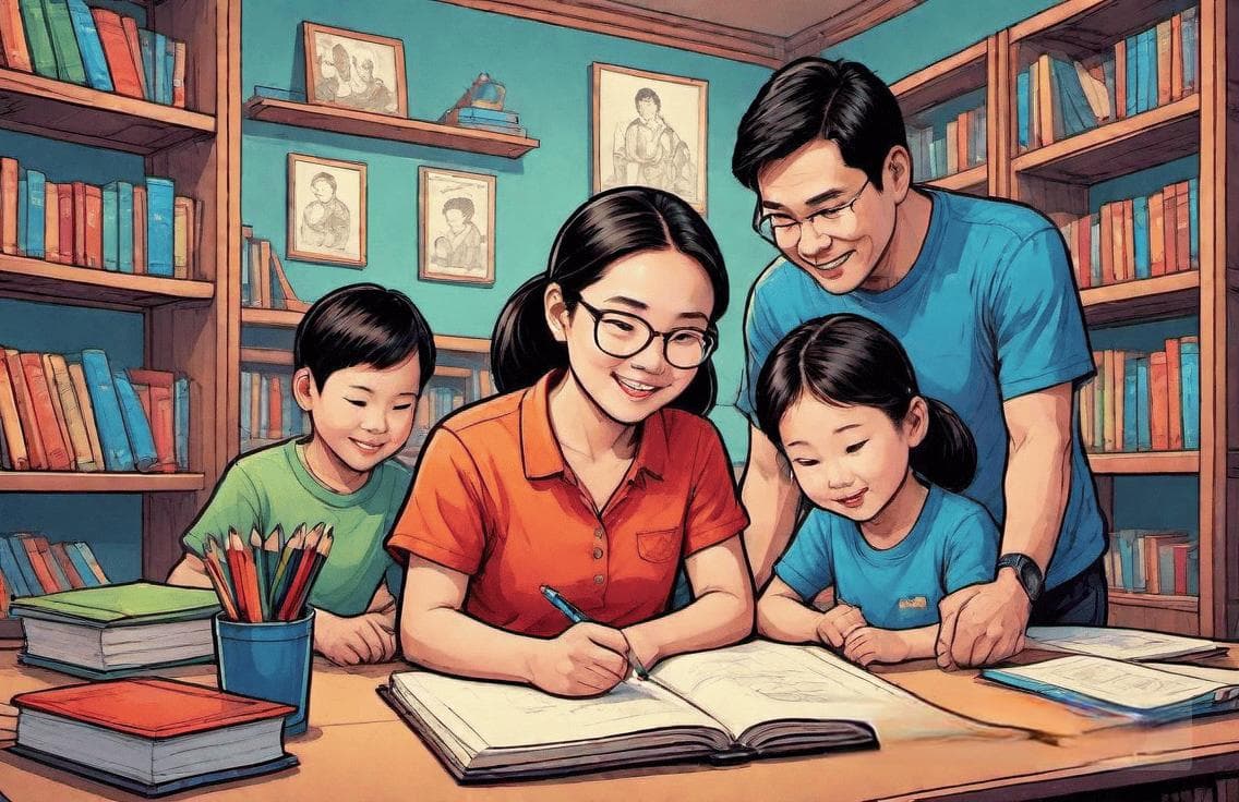 在家庭教育方面,如何引导孩子积极乐观生活呢